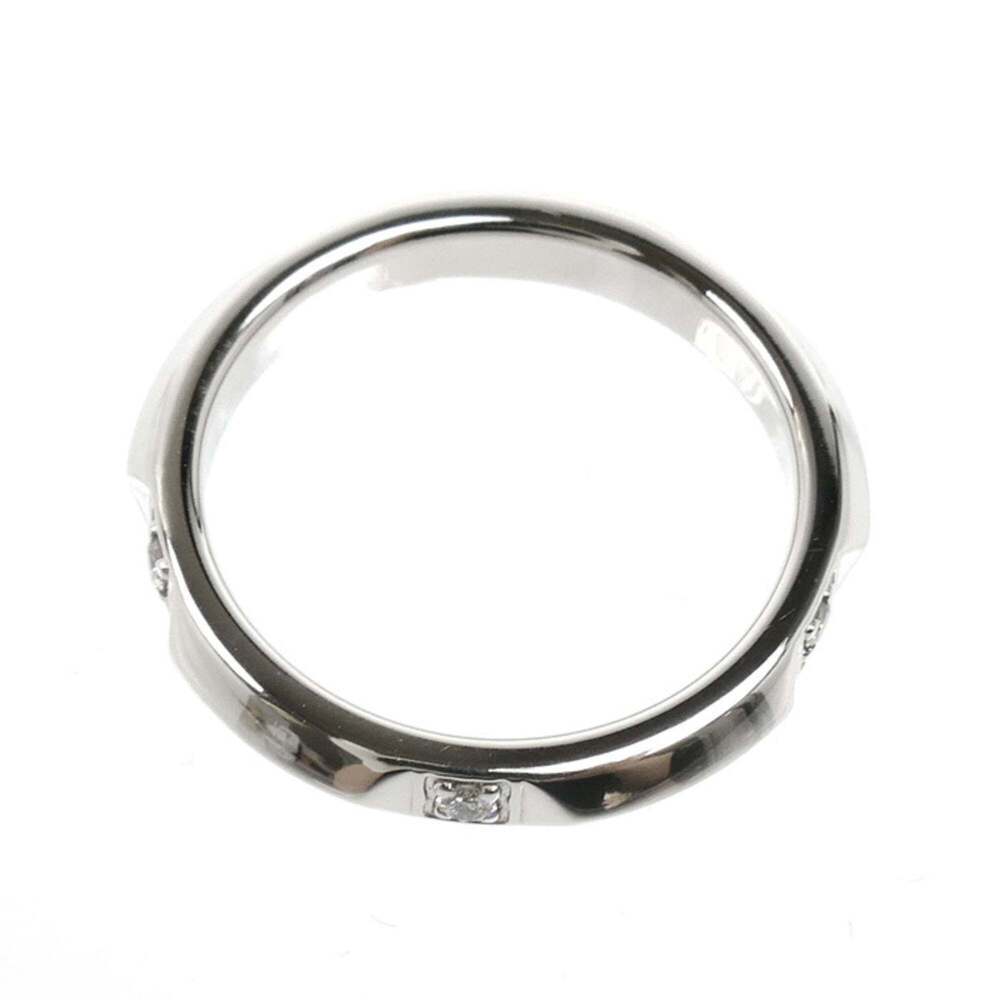 TIFFANY Silver Diamond Ring - Picture 4 of 8